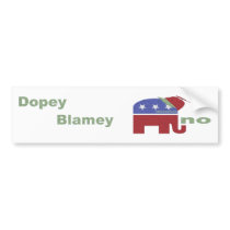 How's that Dopey Blamey Thing Working Out? Bumper Stickers