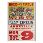 Hoxie Bros. Circus cards