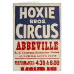 Hoxie Bros. Circus cards