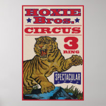 Hoxie Bros. Circus Poster