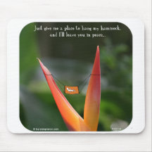 HP5119, "Harold's Planet" hammock, peace, rest, sl Mouse Pads