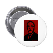 HP Lovecraft Portrait Button