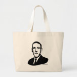 HP Lovecraft Portrait Canvas Bags