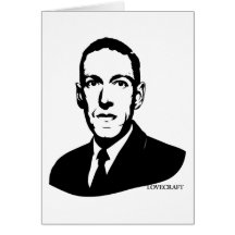 HP Lovecraft Portrait Card
