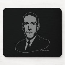 HP Lovecraft Portrait Mousepad