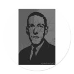 HP Lovecraft Portrait Sticker