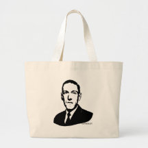 HP Lovecraft Portrait Tote Bag