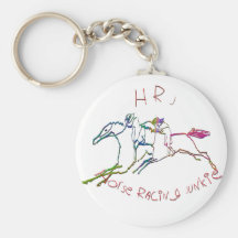 HRJ - Horse Racing Junkie Key Chain