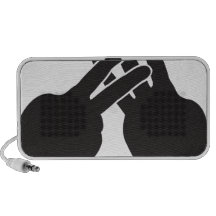 HTML5 Gang Sign iPod Speakers