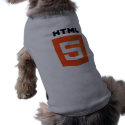 HTML 5 logo pet clothing