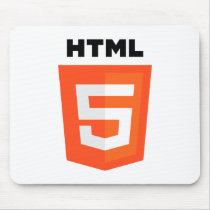 HTML 5 logo Mousepads
