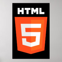 HTML 5 Logo Posters