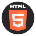 HTML 5 Logo stickers