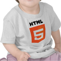 HTML 5 logo Tees