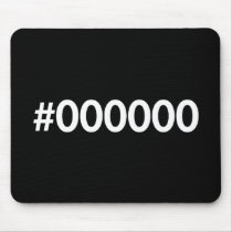 HTML Black RGB Mouse Mat