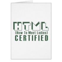 HTML Certified Ladies
