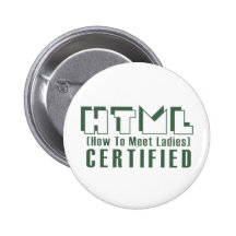 HTML Certified Ladies Pin