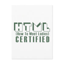 HTML Certified Ladies