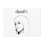 Html table head postcards