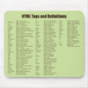 Html Tags Mousepad
