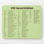 Html Tags Mousepad
