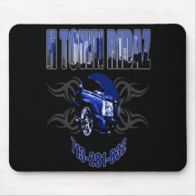 HTR Clothing - Blue Logo Mousepad