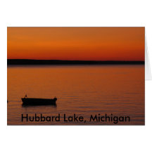 Hubbard Lake, Michigan Greeting Cards
