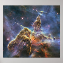 Hubble captures view of “Mystic Mountain” Posters