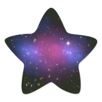 Hubble & Chandra Composite Galaxy Cluster Stickers