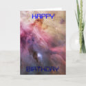Hubble photo: The Crab Nebula. Birthday card card