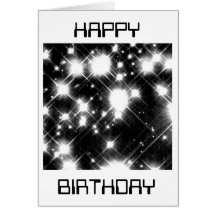 Hubble photo: White dwarf stars Birthday card