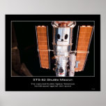 Hubble Space Telescope against da... Posters