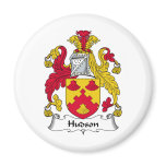 Hudson Family Crest magnets