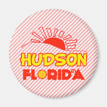 Hudson, Florida Refrigerator Magnet