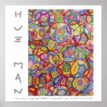 HUEMAN - Large Poster posters
