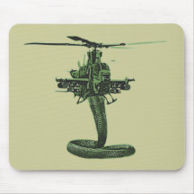 Huey Cobra Helicopter Mouse Pad