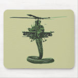 Huey Cobra Helicopter mousepads