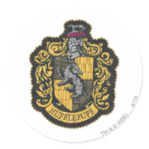 Hufflepuff Crest Round Sticker