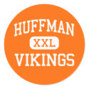 Huffman - Vikings - High - Birmingham Alabama stickers