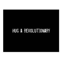 hug a revolutionary postcard