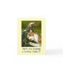 Hug a Turkey Thanksgiving Day Note Card