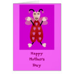 Hug Bug, Happy Mother's Day Greeting Card