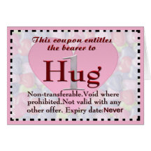 Hug Coupon Card