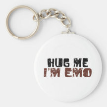 Hug Me I'M Emo Keychains