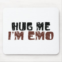 Hug Me I'M Emo Mouse Pad