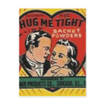 hug me tight sachet powder post card