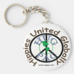 HUG PAC Key Chain - Peace Logo