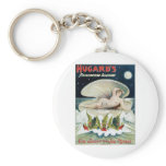 Hugard's ~ Fascinating Illusion Vintage Magic Act keychains