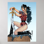 Huge 26x34 Sexy Pirate Girl Pinup Poster by Al Rio posters