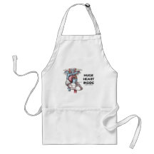 Huge Heart Inside Apron